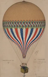 Ballon français Le Tricolore, 1874